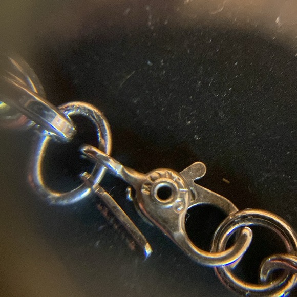 Vintage Monet twisted silver chain  29" Guc - Picture 8 of 11